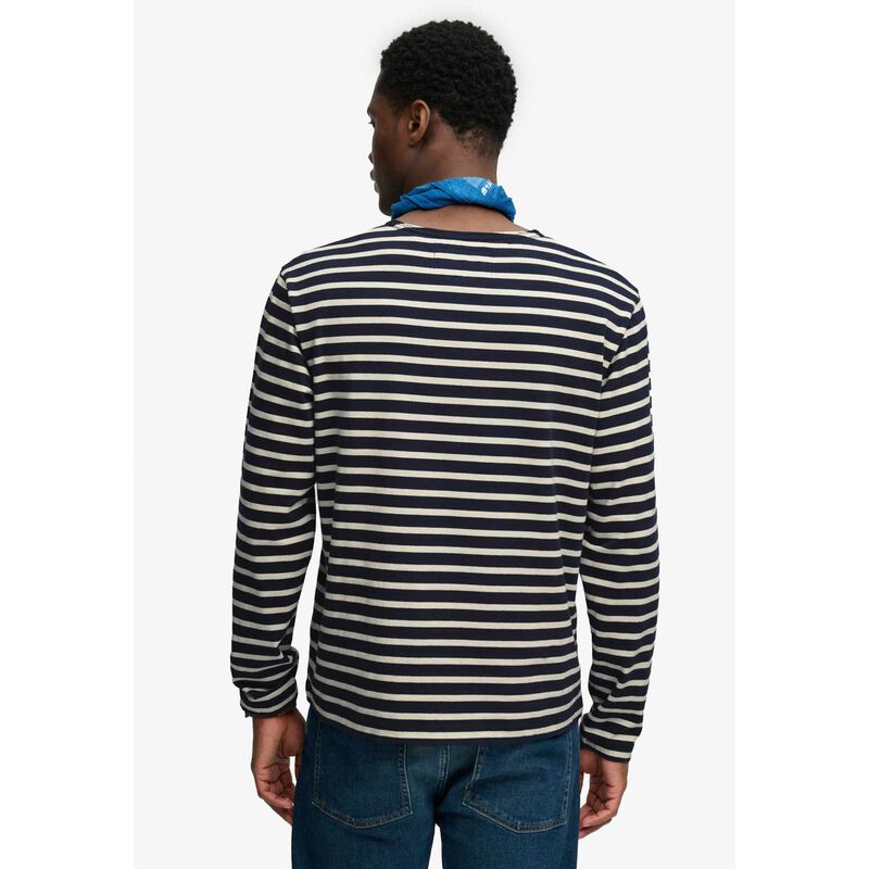 Superdry Merchant Stripe Long Sleeve Top image number 1